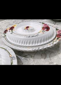 Combo of Floral Serving Platter Set