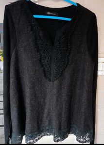 Kantiwear Black Long Sleeve Top