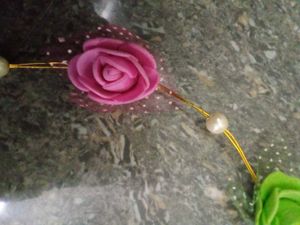 Floral Hair Crown with Pearls