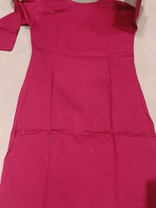 Elegant Pink Cotton Kurta