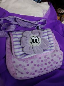 Cute Purple Flower Purse