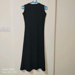 Colorblock Sleeveless Midi Dress