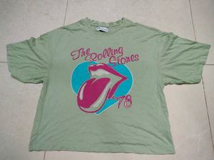 Oversized Tshirt - Pista Green Colour