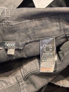 Next Carbon Black Overalls - Stretchable &amp; Trendy