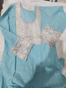 Elegant Sky Blue Kurta