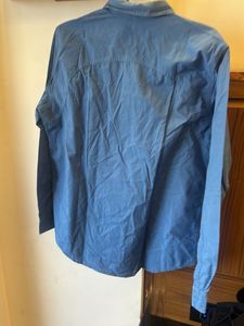 Classic Blue Button-Down Shirt