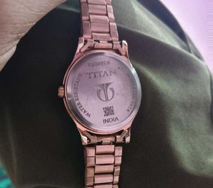 Rose Gold Tone Bracelet Watch
