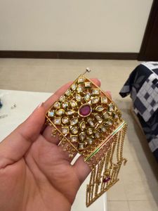 Exquisite Kundan &amp; Pearl Bangle