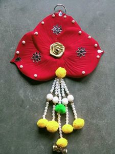 Handmade Red Flower Hanging Decor