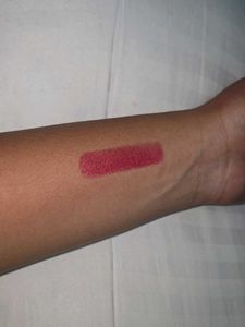 Shimmery Red Lipstick