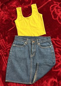 Denim Skirt
