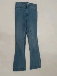 Blue Flared Jeans