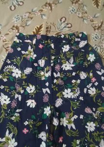 Floral Wide Leg Pants