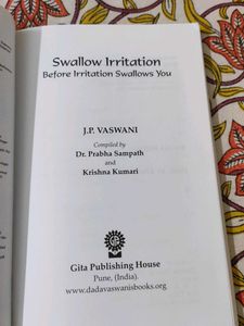 Swallow Irritation Book