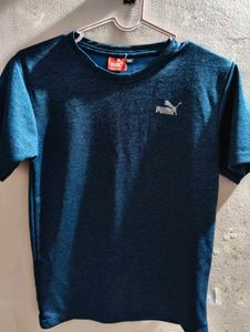 Puma Men's Blue T-Shirt
