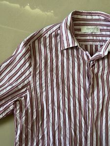 Striped Button-Down Shirt