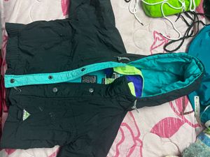 Kids Black Puffer Winter Jacket