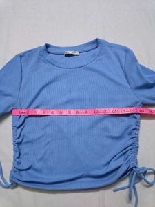 zARA Drawstring Top