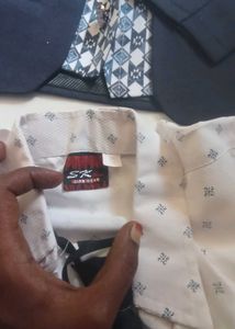 Used only once Boy's White Shirt &amp; Tie Set