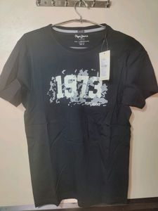 Pepe Jeans Men's Typography Round Neck T Shirt.