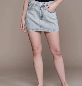 Denim Mini Skirt(BRAND NEW&amp;UNUSED)