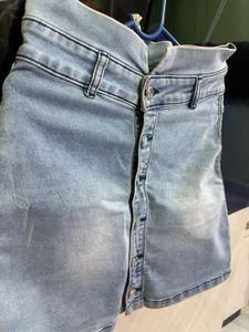 Denim Mini Skirt
