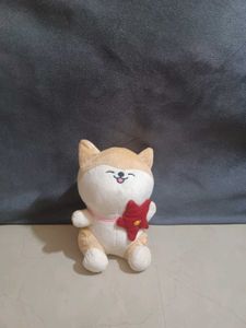 Adorable Shiba Inu Plush Toy / Brown and White