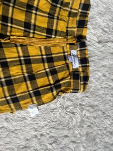 Clueless Inspired Yellow Plaid High-Waisted Pants