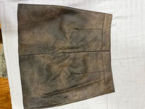 Faux Leather Mini Skirt