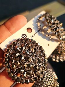 Elegant Jhumka Earrings - Statement Jewelry