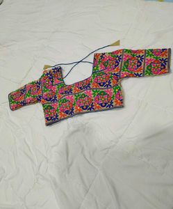 Vibrant Embroidered Ethnic Blouse