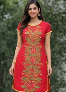 ❤️Red Kurti For Summer