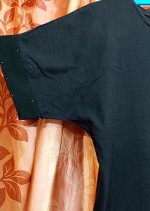 XL Size Black Tshirt For Women