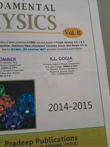 Pradeep's Fundamental Physics Class XI Vol I &amp; II