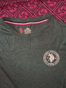 US Polo Assn. Green Long Sleeve T-Shirt