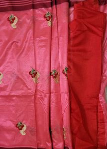 combo of 2 saree in pink colour