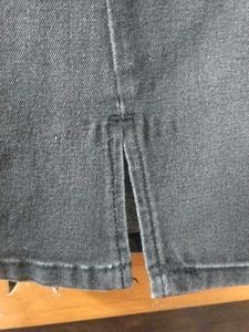 Girl's Grey Denim Jeans