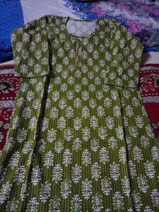 Very comfortable and elegant cotton kurta with chi