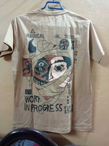 Unique Graphic Print Oversized T-Shirt