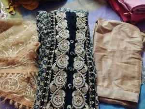 Embroidered Kurta Set with Dupatta