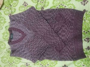 Cozy Purple Knit Sweater