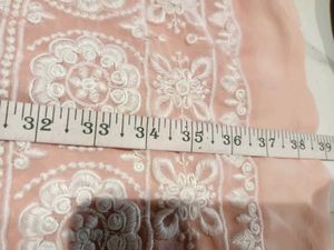 Beautiful Peach skirt kurta Set with Dupatta