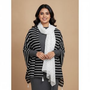 Chic Striped & Dotted Scarves Set
