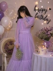 beautiful lavender gown