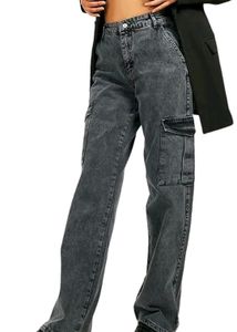 Grey Cargo Jeans