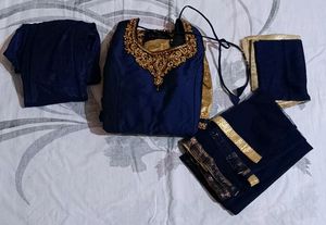 Blue Kurta Set For Wedding 💙