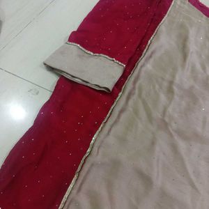 Elegant Red Kurta Set with Dupatta
