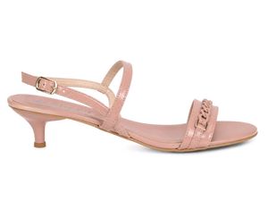 Elegant Pink Strappy Sandals