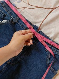 Classic Blue Denim Skirt