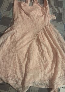 Cute Pink Party Dress with Bow
